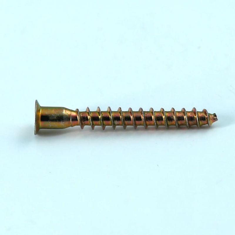 Steel Zinc Plated Hex Socket Head Furniture Connecting Screw Confirmat Screw