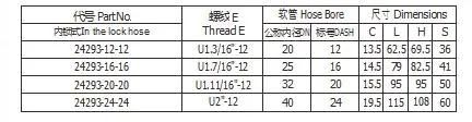 Hose Fitting Hydraulic Flange Interlock 90° Orfs Female Hose Adaptors