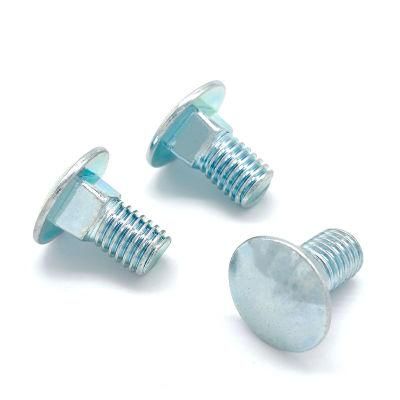 High Quality Zinc Plated Round Head Carriage Square Neck DIN 603 Bolts