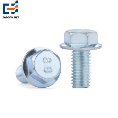 DIN6921 Metric Flange Bolt ASME B18.2.1 Hex Flange Head Bolt and Nut