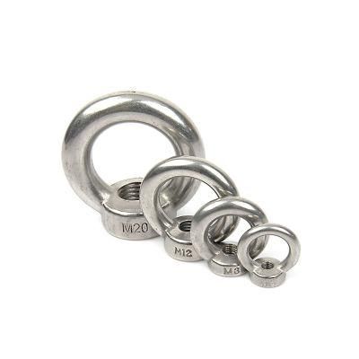 Stainless Steel Lifting Eye Nuts DIN582 Carbon Steel Forged Galvanized Ring Nut Anchor Lifting Eye Nuts Bolt and Nut