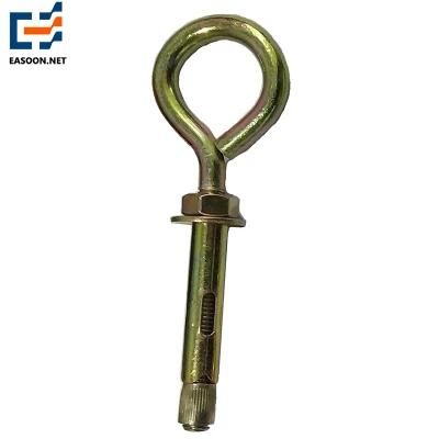 Zinc Plated Carbon Steel Expansion Eye Bolt Long Shank Stainless Steel Expansion Sleeve Anchor Bolt