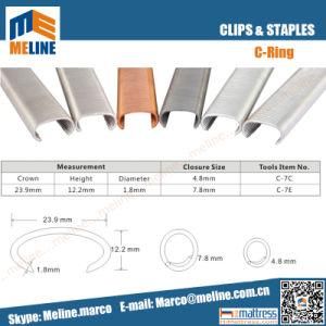 Sc-6, Sc 6, C 24, Big C Ring Clip for Mattress, Fit for C Ring Tool C-760
