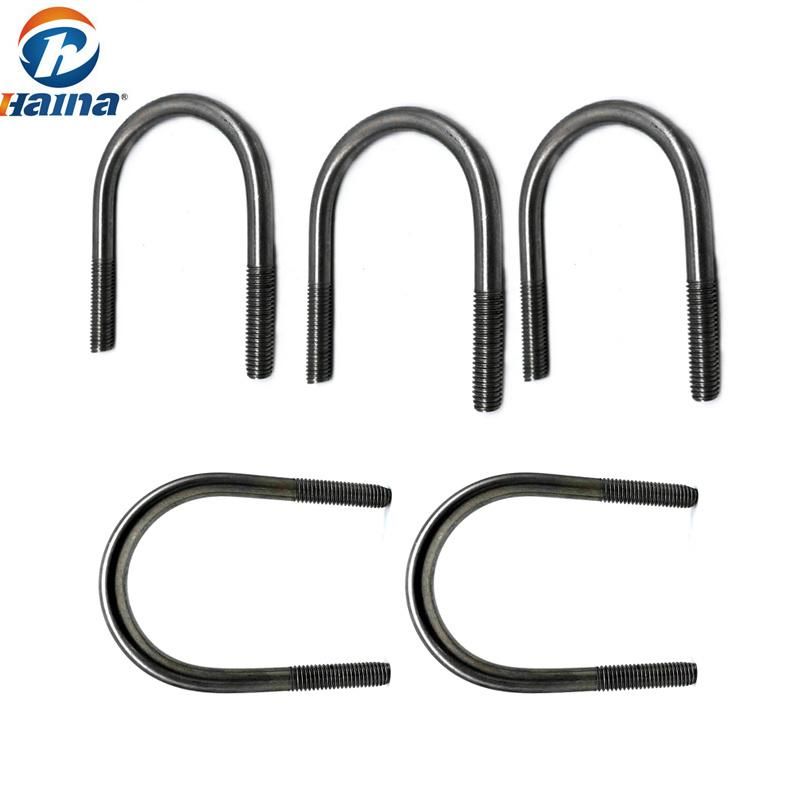 DIN3570 SS304 Ss316 8.8 B7 B7m Grade U Bolt