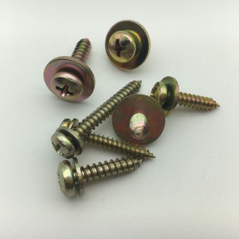 Plain and Spring Washer Pan Head Self Tapping Screw