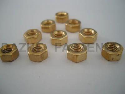 High Quality Brass Nut Fastener Hex Nut