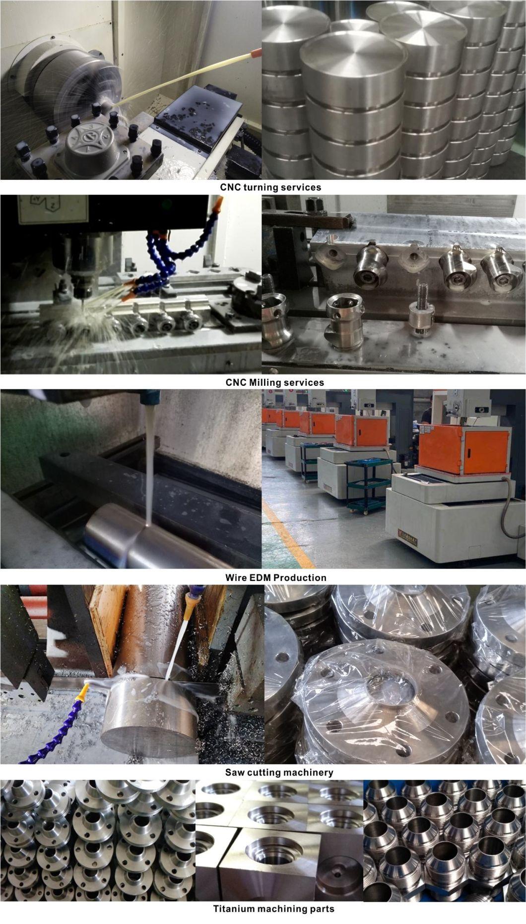 Titanium CNC Milling Parts with 3 Axis Machining Centers Titanium Flanges