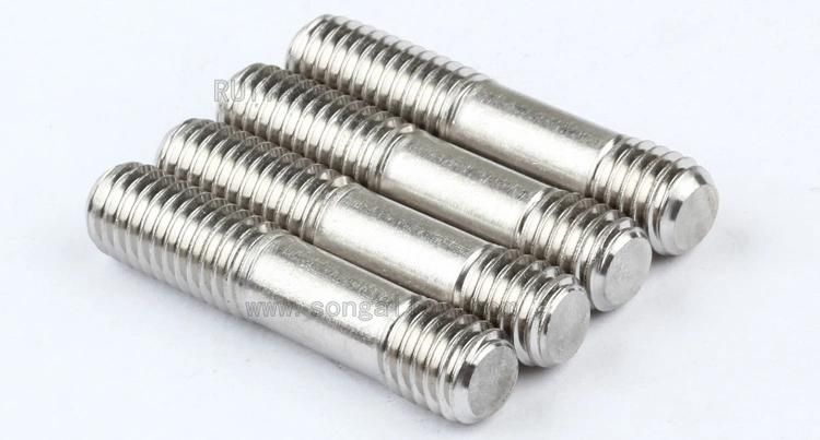 Fastener GB898 Stainless Steel Double End Stud Bolt (SS304 SS316 2205)