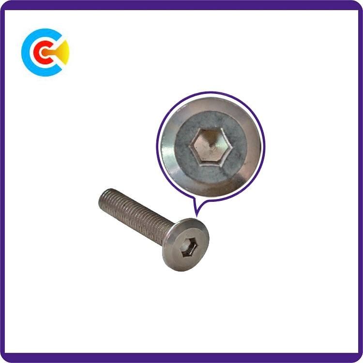 Galvanized Grub Screw Socket Cap Screw Button Head Screw