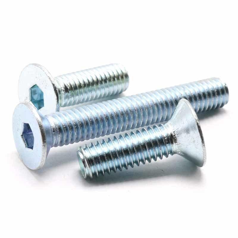 DIN 7991 Flat Head Countersunk Head Hex Socket Cap Screw. Carbon Steel. Zinc Plated. Galvanized