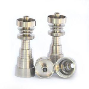 10mm&14mm&19mm 6 In1 Domeless Titanium Nail with Male and Female Joint, 6 Holes