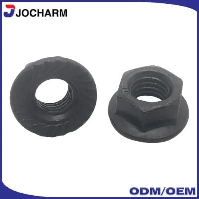 Carbon Steel Galvanized Black Oxide Hex Flange Nut with Metal Insert