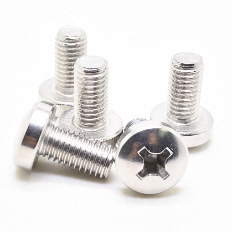 SS304 Cross Recessed Pan Head Machine Screws/SS316 Machine Screw/A2 Machine Screw