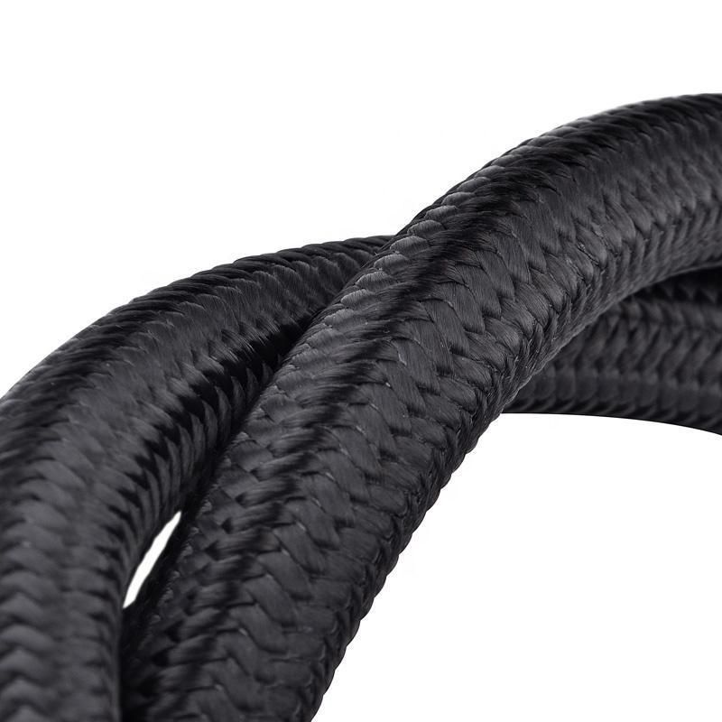 3.3 FT An10 Nylon Braided Stainless Steel CPE Fuel Line Oil Hose Fitting Kit