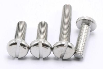 Stainless Steel 304 Slotted Pan Head Screw Slotted Slotted Round Head Screw