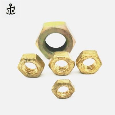 Copper Hex Nuts M12 Brass Hexagon Nut with High Quality Made in China