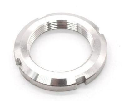304 Stainless Steel Round Nut DIN981 Slotted Bearing Locking Precision Round Nut