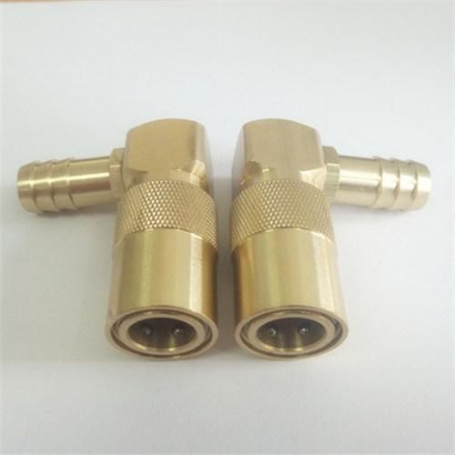 Customized Brass Mold Quick Coupler, 90degree Elbow Pipe Fitting From Water Quick Coupling Factory