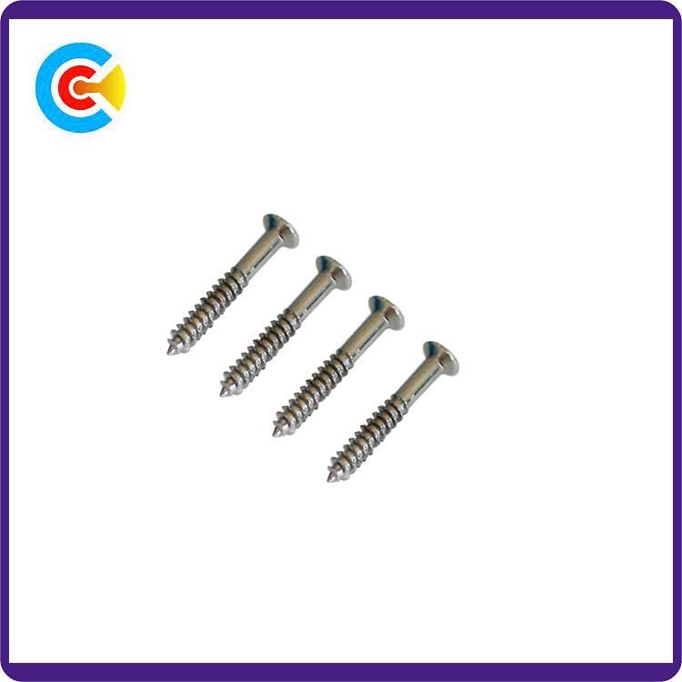 DIN/ANSI/BS/JIS Carbon-Steel/Stainless-Steel 4.8/8.8/10.9 Galvanized Cross Screwdriver Self-Tapping Screw