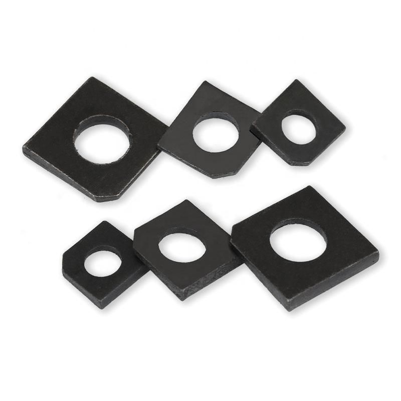 M8 - M36 Steel Black Oxide GB853 Square Taper Washers for Slot Section