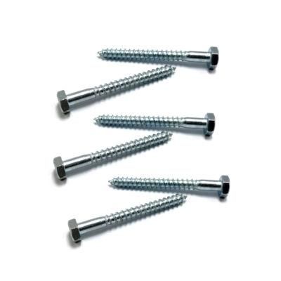 Hex Wood Screw DIN571 with Zinc
