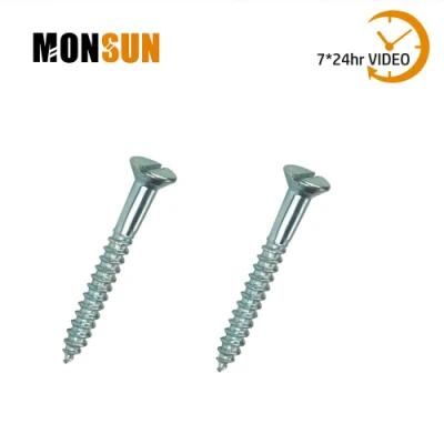 DIN 97 Slotted Countersunk Head Single Thread Wood Screw