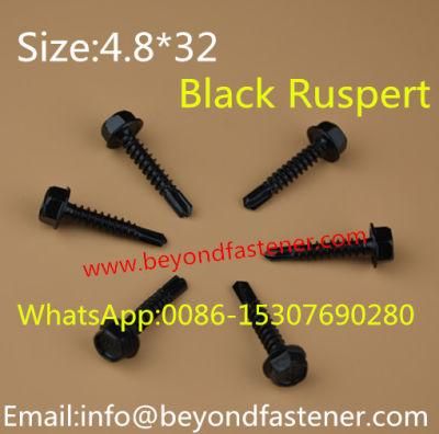 Self Drilling Screw Black Ruspert As3566 Bi Metal Screw