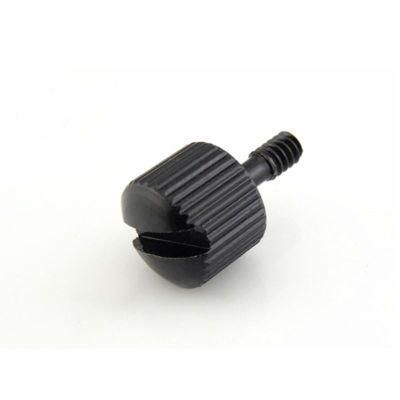 Custom Non-Standard Stainless Steel Slotted Knurled Thumb Screw