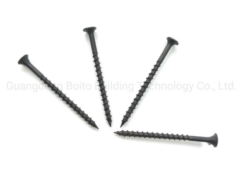 Carbon Steel Hardened Bugle Head Black Phosphating Drywall Screw