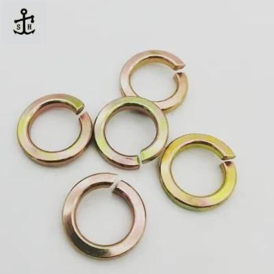 Yellow Zinc Pated JIS B 1251 Spring Lock Washer - Heavy Type Made in China