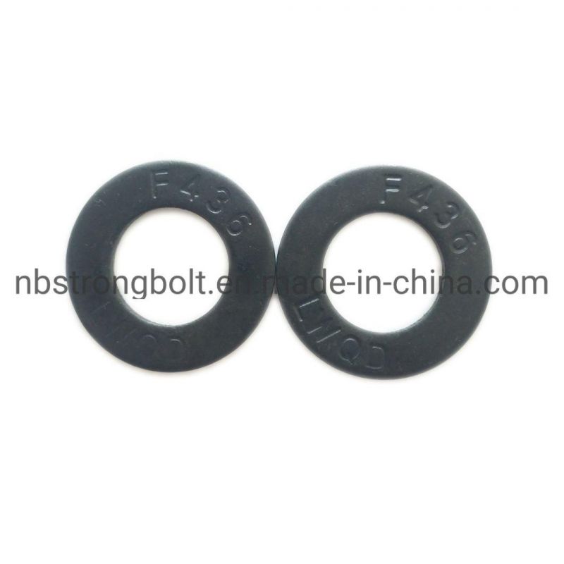 F436 Flat Washer with Black