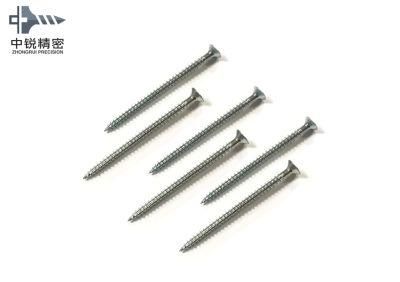 Pozidriv Flat Head Chipboard Screw Double Csk Flat Full Thread C1022 Harden White Zinc Plated 3.5X40mm Chipboard Screw