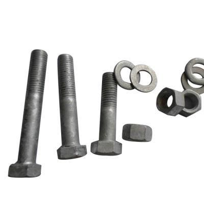 Gr 8.8 Hot DIP Galvanized Structural Bolt HDG Coating