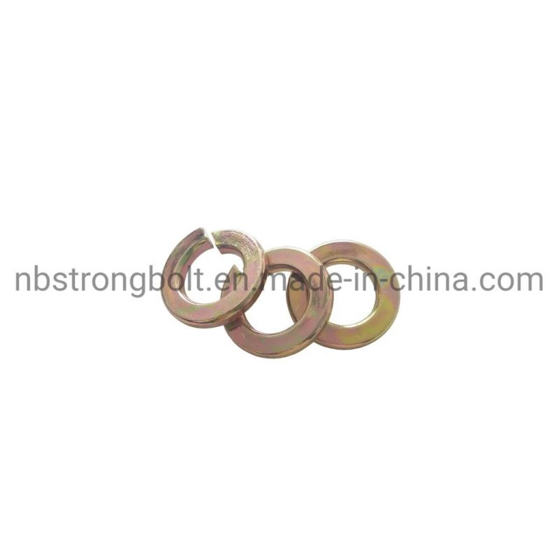 Sales Spring Washer with Yellow Zinc Plated