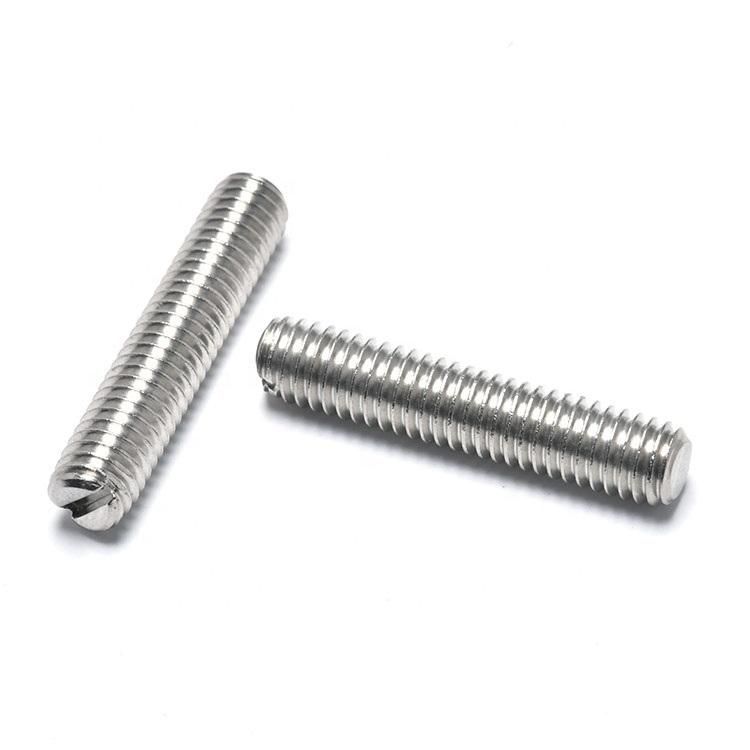 Good Quality A2-70 A2-80 A4-70 A4-80 Cup Point Slotted M10 Set Screw