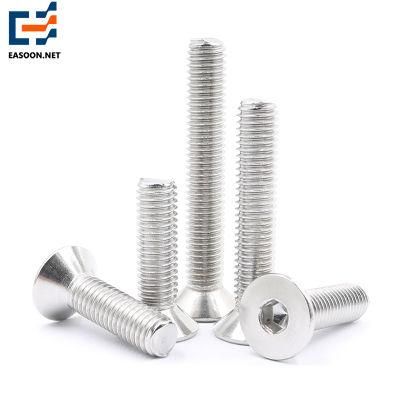 DIN 912 Hex Socket Cap Screw 304 Hex Socket Head Bolt Stainless Steel Allen Bolt Carbon Stainless Steel Bolt with Nut and Washers