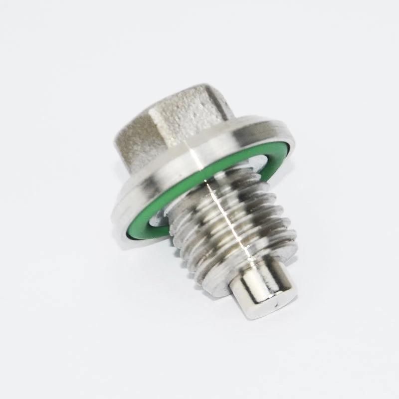 Bolt Stainless Steel 304 M12 Magnetic Plug Drain Pipe