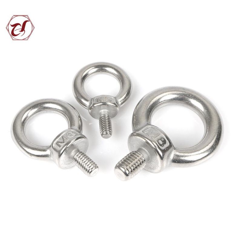 Stainless Steel AISI304 AISI316 DIN580 Lifting Metric Eye Bolts