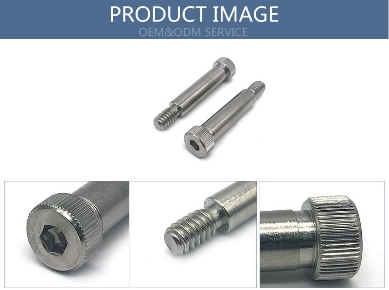 Customized OEM Socket Stainless Steel Knurled Shoulder Bolts with Shoulder