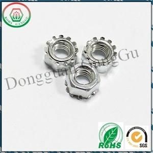 Donhgguan Hexagon Flange Nuts with Tooth