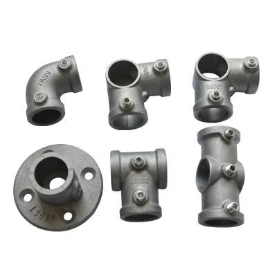 Pipe Fittings Key Clamps Key Fittings Aluminum Round Pipe Base Flange