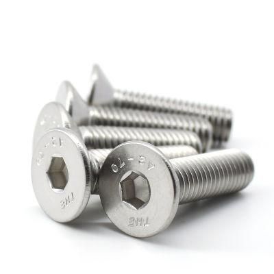 DIN7991 Stainless Steel Hex Socket Countersunk Head Machine Screw