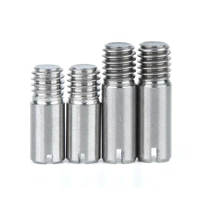 Stainless Steel DIN 427 Slotted Headless Set Screws with Flat Point