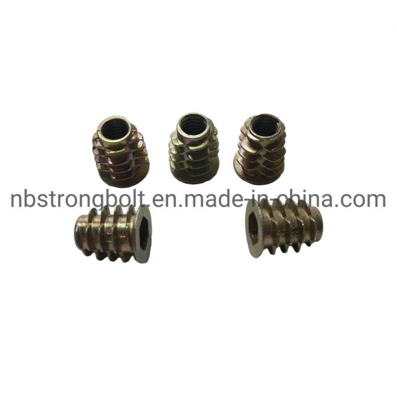 Furniture Nut with Yellow Zinc Plated