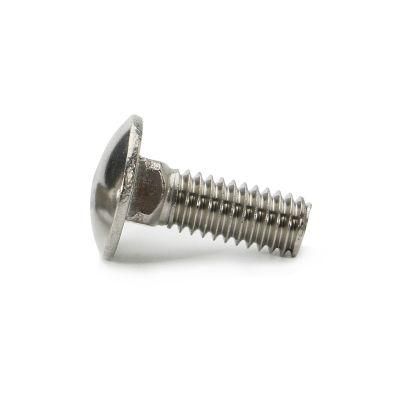 M3 M4 M5 M6 M8 Truss Mushroom Head Square Neck Stainless Steel 304 Screws Long Neck DIN603 Carriage Bolt