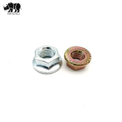 Factory Direct Sales Inch (1/4&quot; to 7/16&quot;) , Grade 6 / 8, Stainless Steel 304 316, with Serration, Hex Flange Nuts
