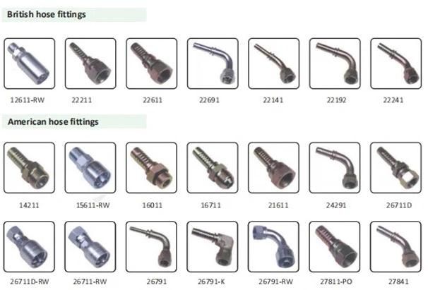 90degree Metric Female 24degree Cone O-Ring Hydraulic Hose Fitting