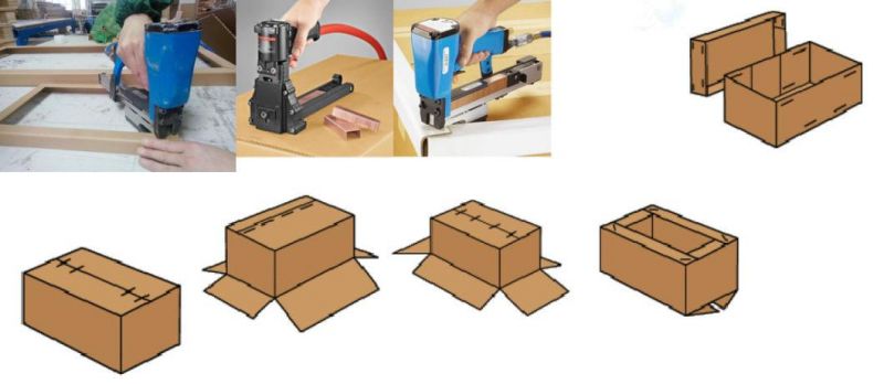 15ga (3515 copper) Carton Close Staples for Packaging