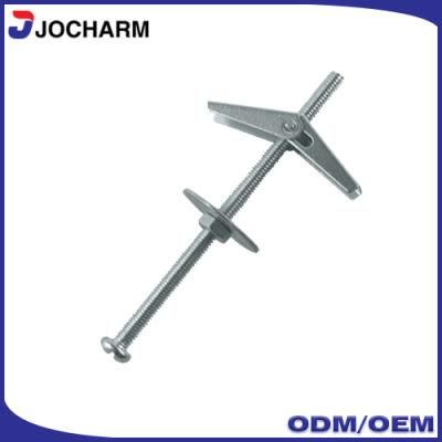 M8 Carbon Steel Bright Zinc Plated Spring Toggle Wing Concrete Anchor