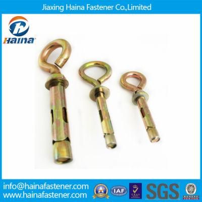 Low Price Color Zinc Plated Expansion Anchor with Eye Bolt